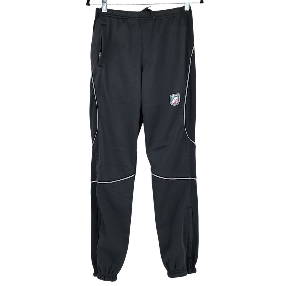 Chamonix Collection Jogger Pants S Womens Black Reflective Piping Activewear